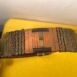Elegant Copper and Brass Women's Belt